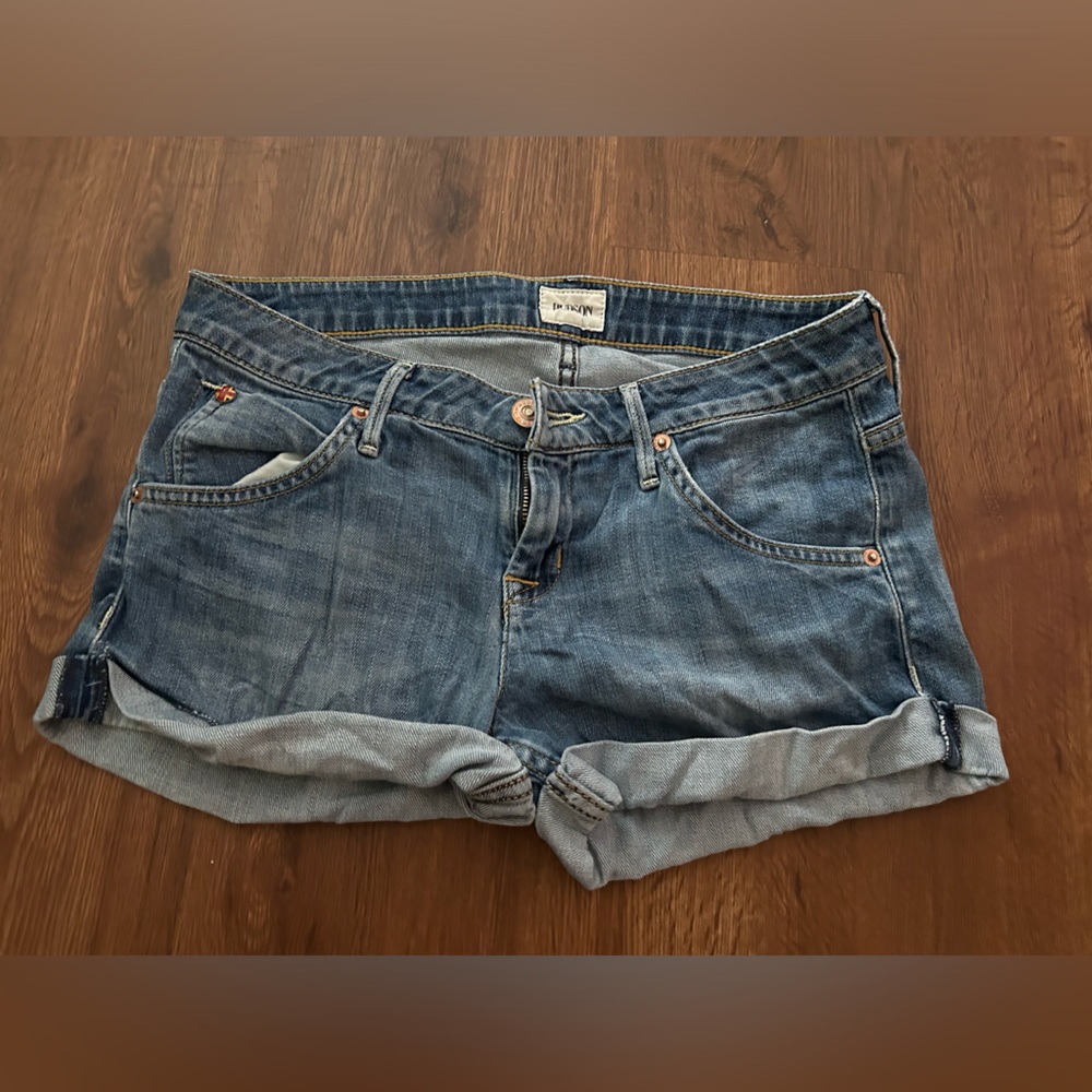 Hudson denim cuffed shorts